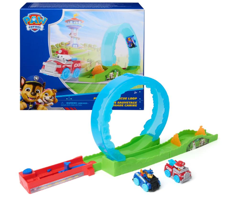 Copied - PAW Patrol Pup Squad Rescue Loop Track Playset with 2 Toy Cars NIB